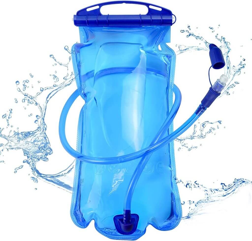 AFISHTOUR Hydration Bladder, 1L/2L/3L Water Bladder for Hydration Pack, 35/70/100oz Leakproof Hydration Pack Water Bladder, Hiking Hydration Bladder for Backpacks