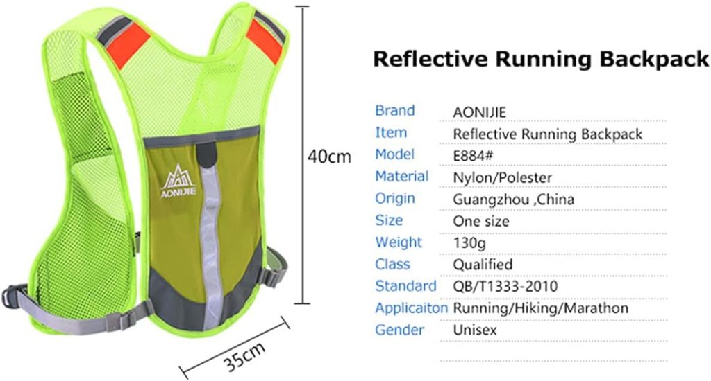 AONIJIE Marathon Running Vest Pack Water Hydration Backpack Outdoor Sport Bag Cycling Camping Climbing Rucksack
