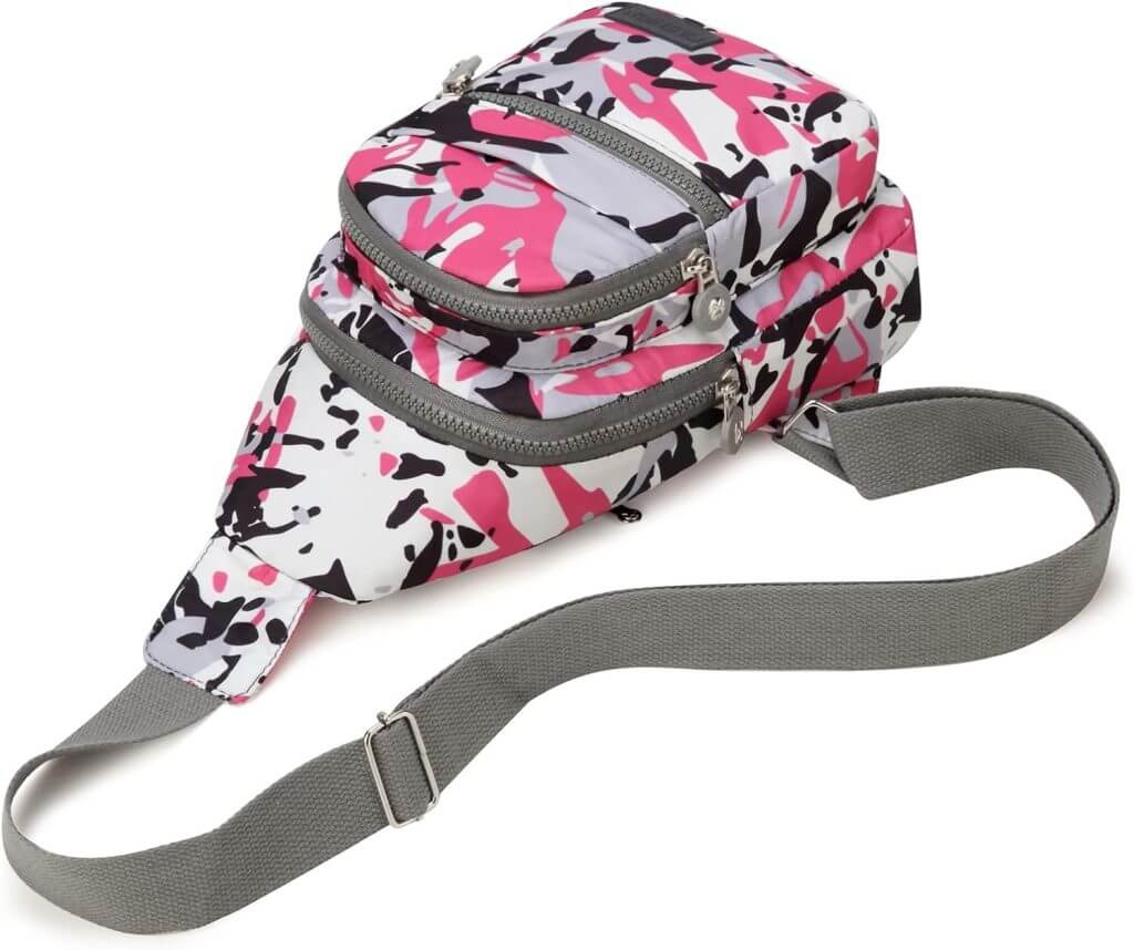 EVANCARY Small Sling Backpack for Women, Chest Bag Daypack Crossbody Sling Bag for Travel Sports Running Hiking