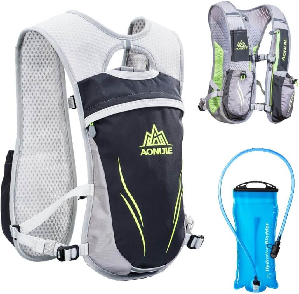 TRIWONDER Hydration Pack Water Backpack 5.5L Outdoors Trail Marathon Running Race Cycling Hiking Hydration Vest